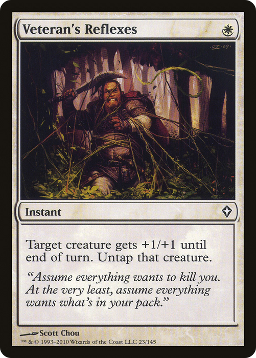 Veteran's Reflexes (WWK-023) - common - Foil