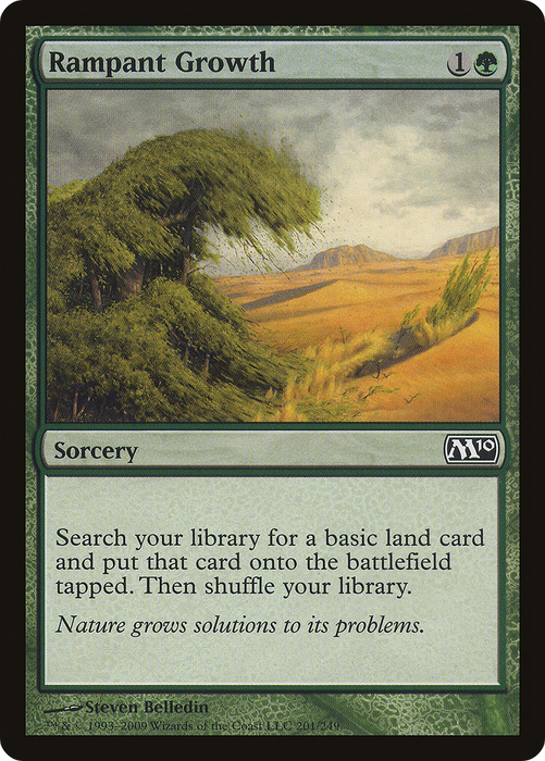 Rampant Growth (M10-201) - common - Foil