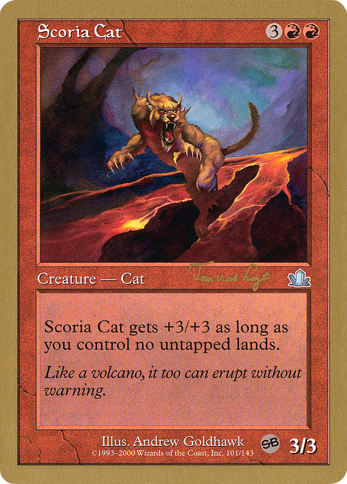 Scoria Cat (WCD-TVDL101SB) - uncommon