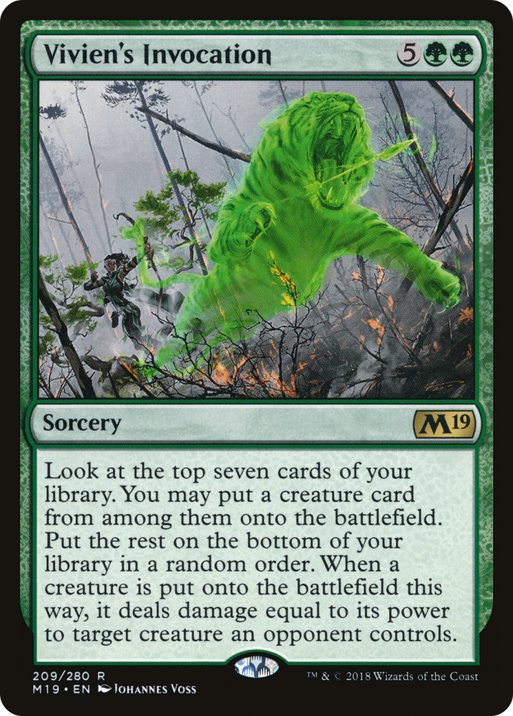 Vivien's Invocation (M19-209) - rare