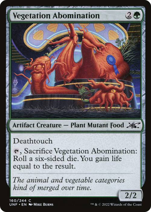 Vegetation Abomination (UNF-160) - common - Foil