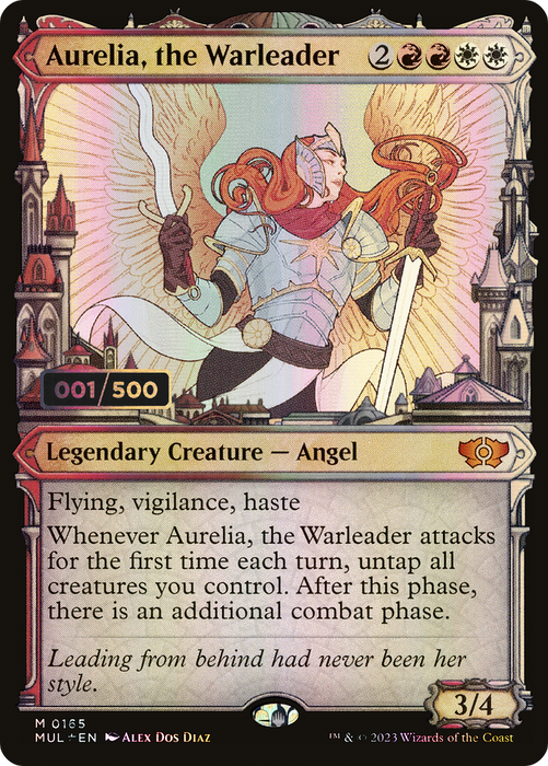 Aurelia, the Warleader (MUL-165Z) - mythic: (Showcase) - Foil