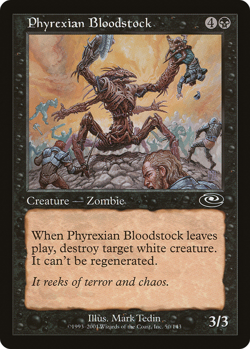 Phyrexian Bloodstock (PLS-050) - common - Foil