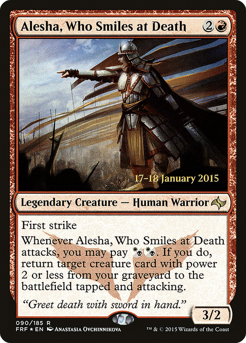 Alesha, Who Smiles at Death (PRE-90S) - rare - Foil