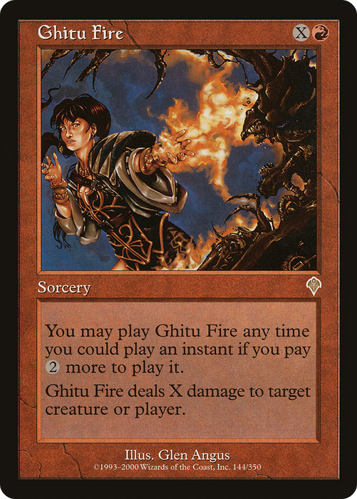 Ghitu Fire (INV-144) - rare