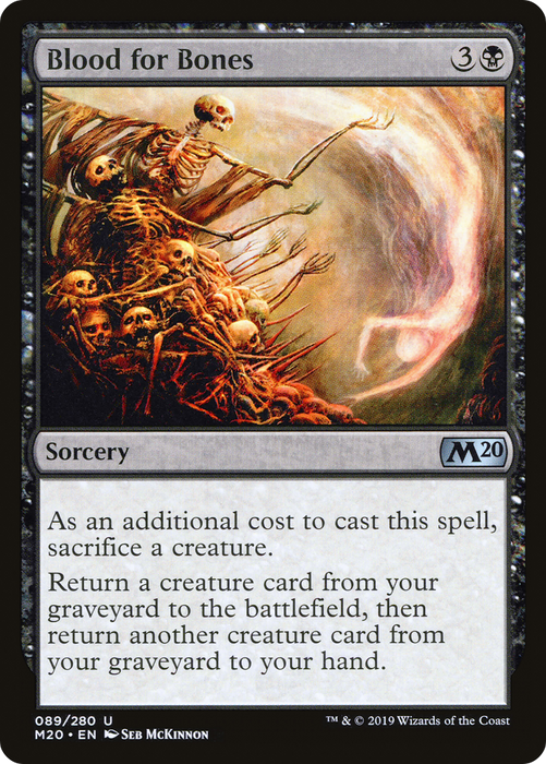 Blood for Bones (M20-089) - uncommon