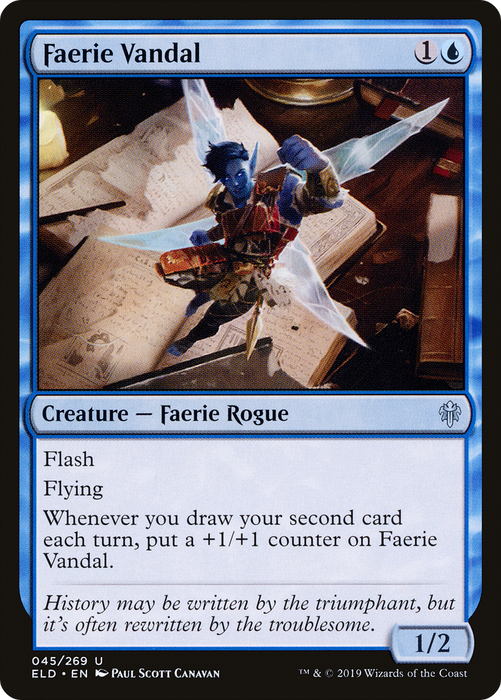 Faerie Vandal (ELD-045) - uncommon