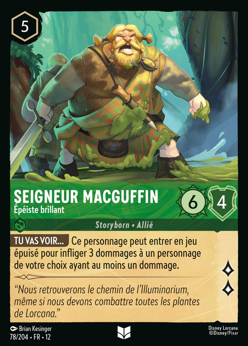 Seigneur MacGuffin - Épéiste brillant