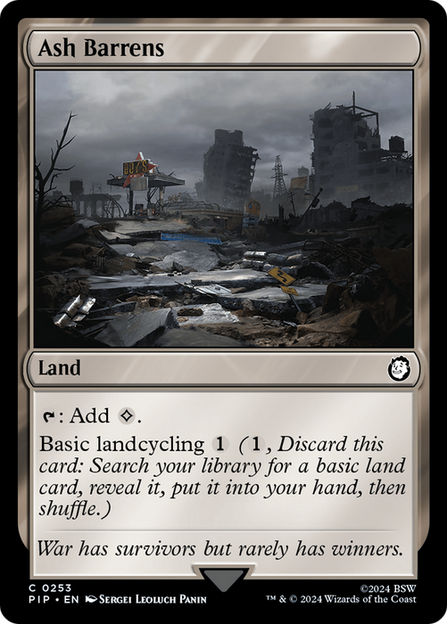 Ash Barrens (PIP-253) - common