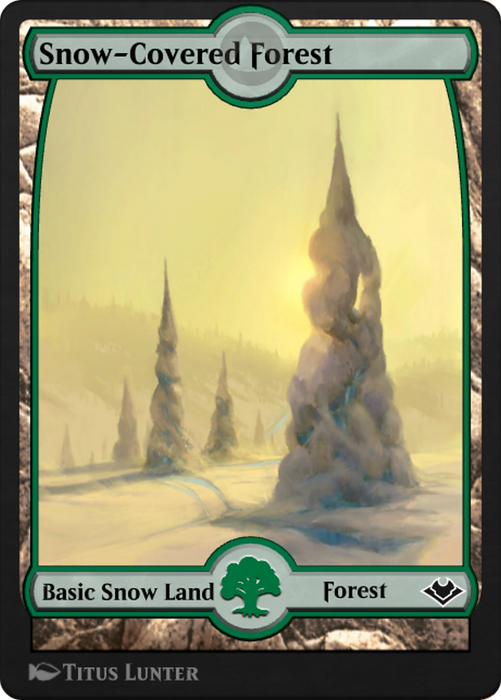 Snow-Covered Forest (PANA-261) - common: (Full Art)