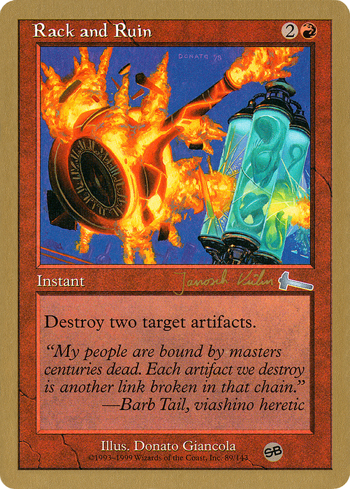 Rack and Ruin (WCD-JK89SB) - uncommon