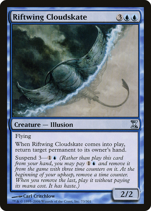 Riftwing Cloudskate (TSP-073) - uncommon