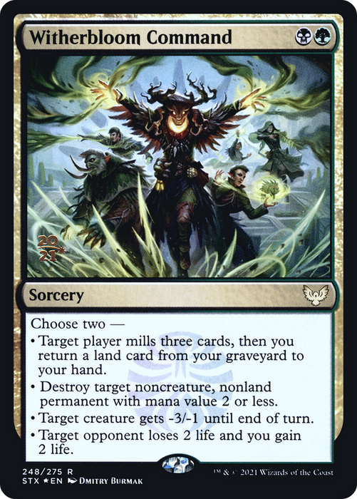 Witherbloom Command (PRE-248S) - rare - Foil