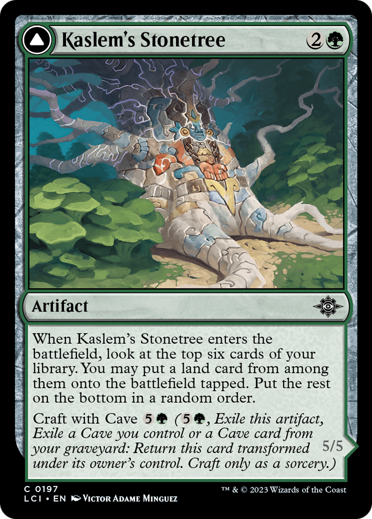 Kaslem's Stonetree // Kaslem's Strider (LCI-197) - common - Foil
