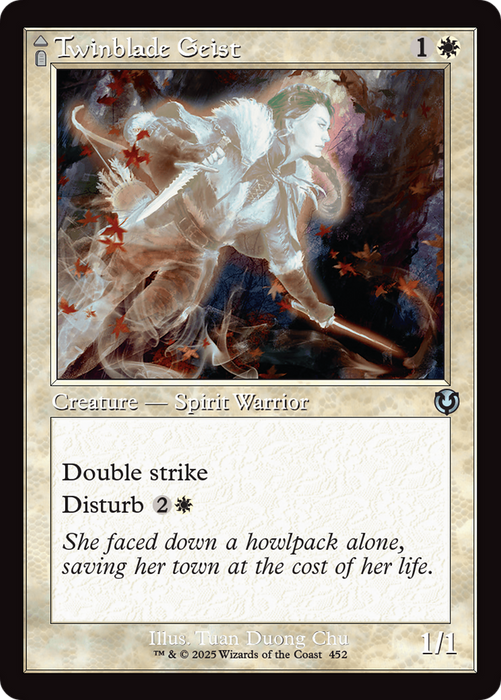 Twinblade Geist // Twinblade Invocation (INR-452) - uncommon - Foil