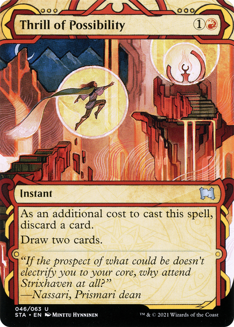 Thrill of Possibility (STA-046) - uncommon: (Showcase) (Borderless) - Foil