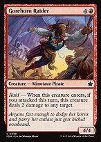 Gorehorn Raider (FDN-089) - common