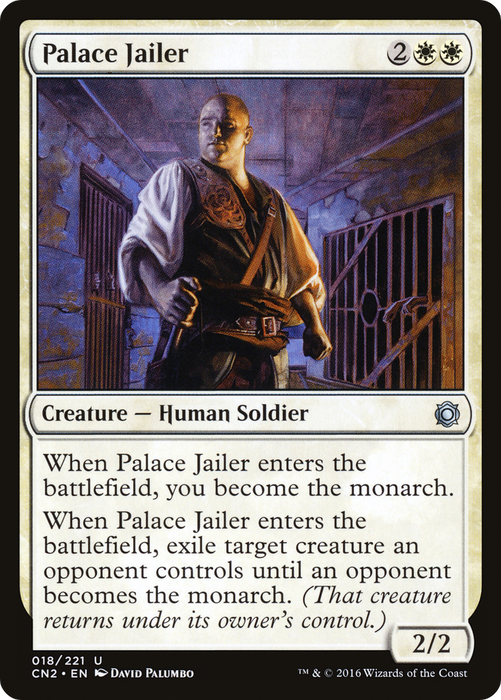 Palace Jailer (CN2-018) - uncommon - Foil