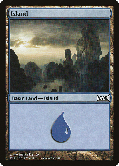 Island (M14-236) - common - Foil
