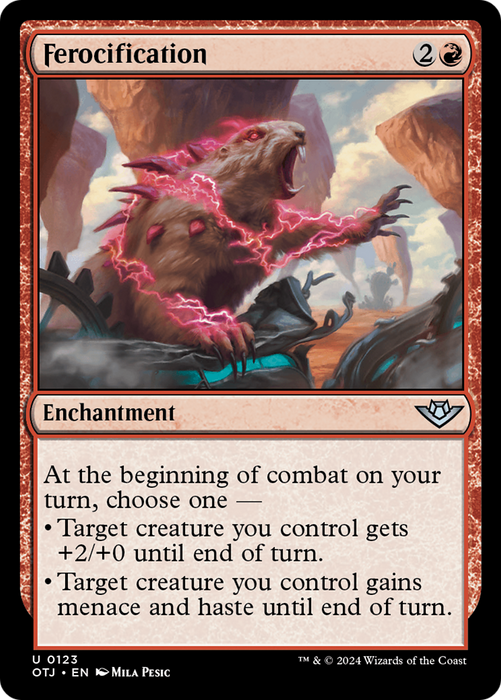 Ferocification (OTJ-123) - uncommon - Foil