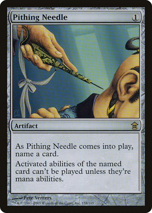 Pithing Needle (SOK-158) - rare