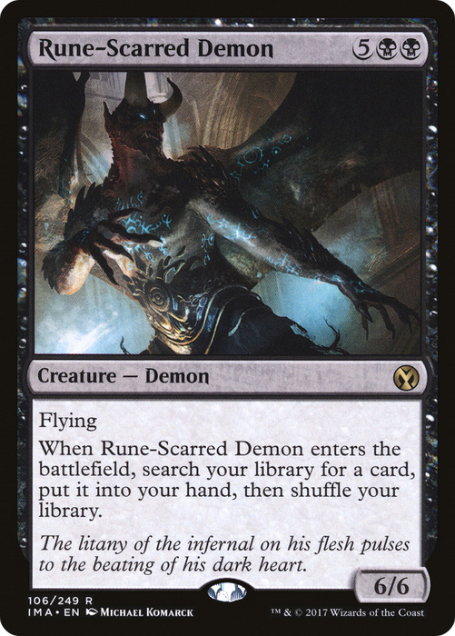 Rune-Scarred Demon (IMA-106) - rare