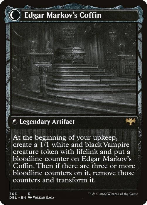 Edgar, Charmed Groom // Edgar Markov's Coffin (DBL-503) - rare: (Double Faced Transform)