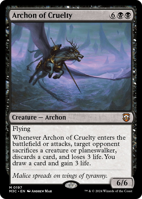 Archon of Cruelty (M3C-197) - mythic - Foil