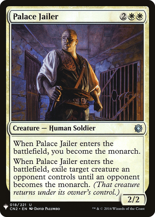 Palace Jailer (LIST-CN2-18) - uncommon