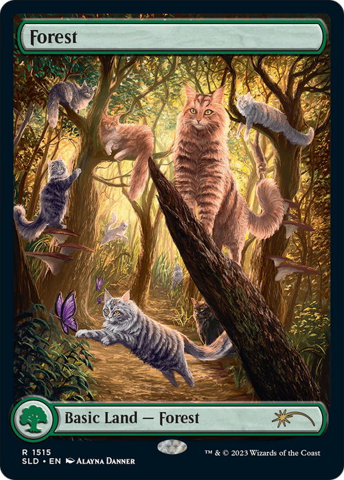 Forest (SLD-1515) - rare: (Full Art) - Foil