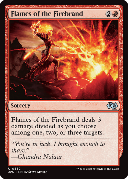 Flames of the Firebrand (J25-552) - uncommon