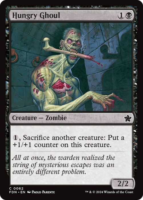 Hungry Ghoul (FDN-062) - common - Foil