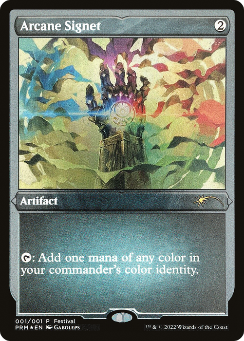 Arcane Signet (P30M-1F★) - rare - Etched Foil