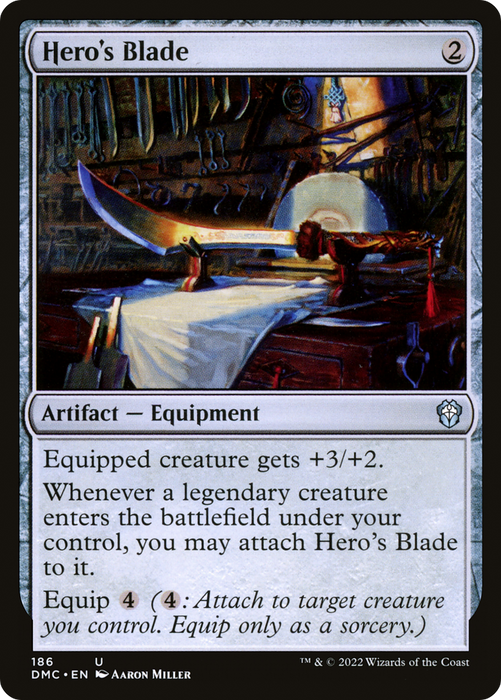 Hero's Blade (DMC-186) - uncommon