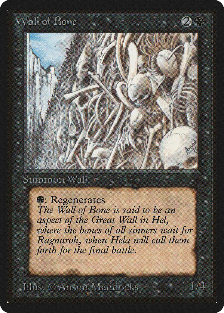 Wall of Bone (LEB-133) - uncommon
