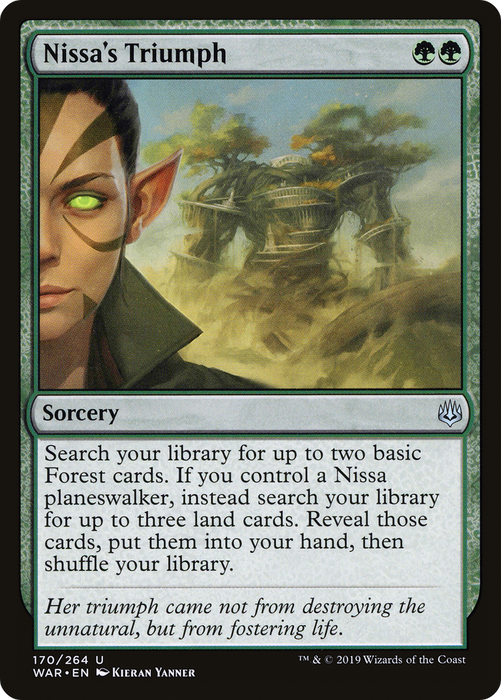 Nissa's Triumph (WAR-170) - uncommon