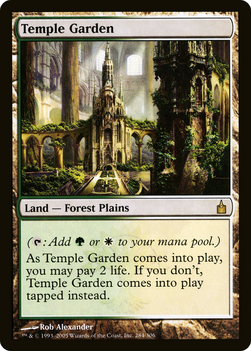 Temple Garden (RAV-284) - rare - Foil
