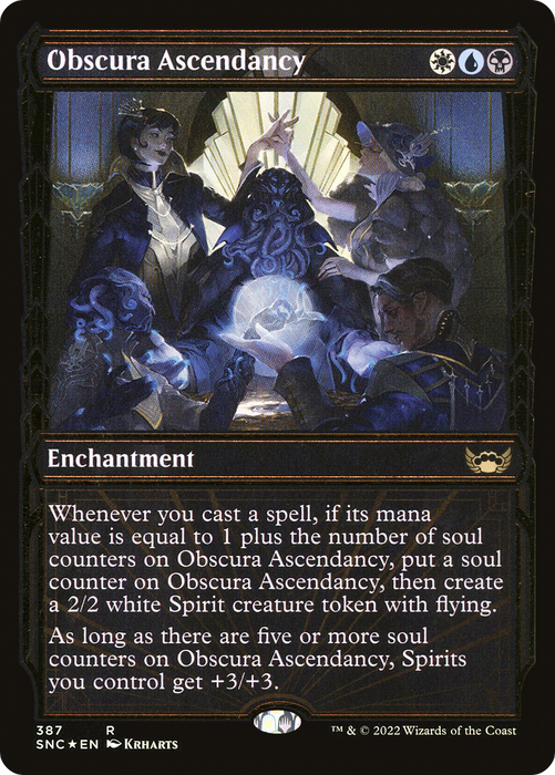 Obscura Ascendancy (SNC-387) - rare: (Showcase) - Foil