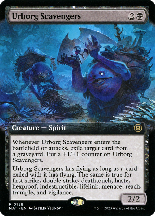Urborg Scavengers (MAT-158) - rare: (Extended Art) - Foil