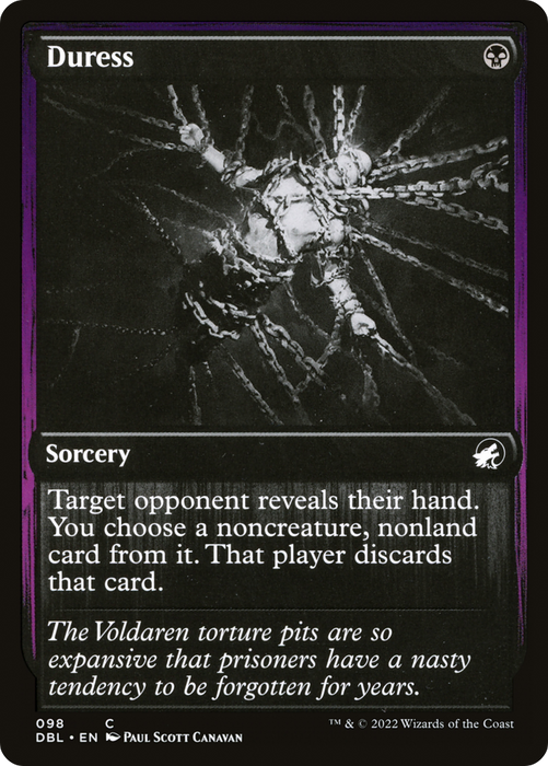 Duress (DBL-098) - common - Foil