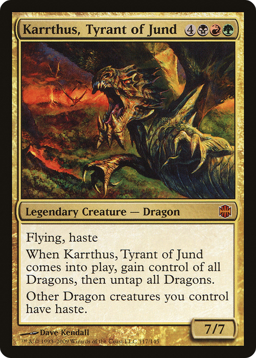 Karrthus, Tyrant of Jund (ARB-117) - mythic - Foil