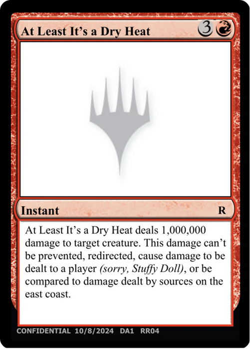 At Least It's a Dry Heat (UNK-RR04C) - rare