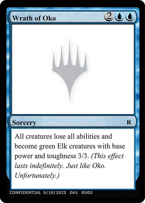 Wrath of Oko (UNK-RU03B) - rare