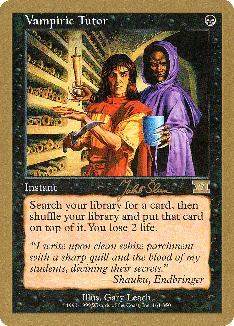 Vampiric Tutor (WCD-JS161) - rare
