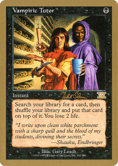 Vampiric Tutor (WCD-JS161) - rare
