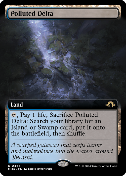 Polluted Delta (MH3-465) - rare: (Extended Art)