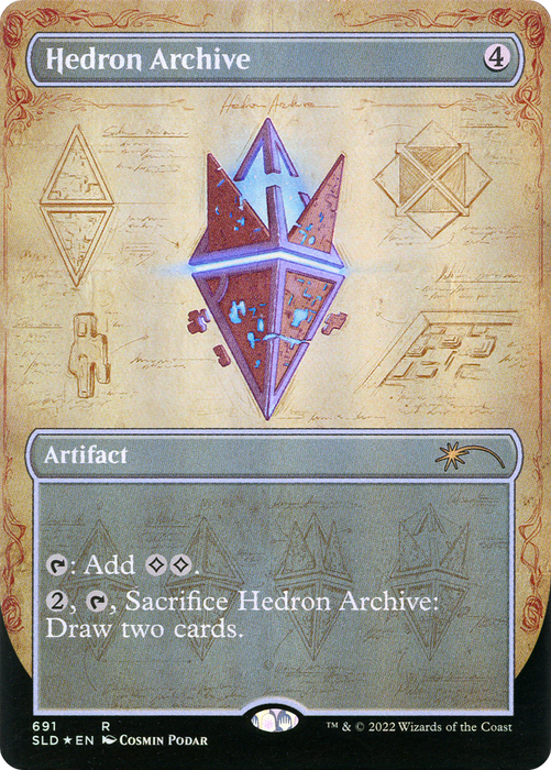 Hedron Archive (SLD-691) - rare (Borderless) - Foil