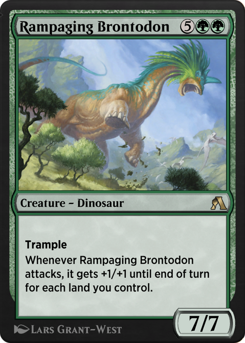 Rampaging Brontodon (ANB-102) - rare