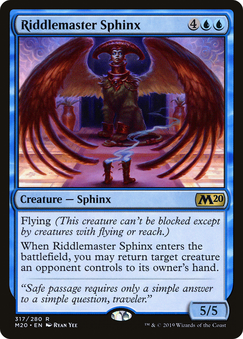 Riddlemaster Sphinx (M20-317) - rare