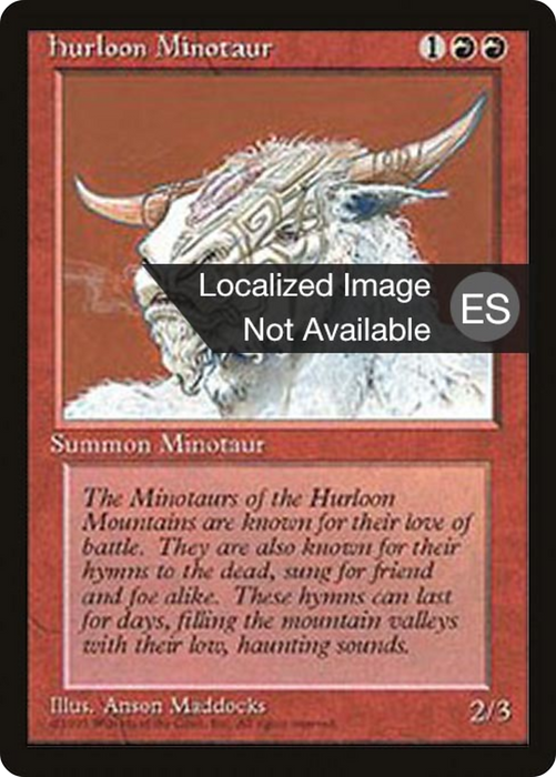 Hurloon Minotaur (4BB-202) - common